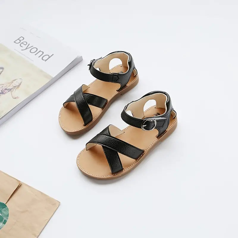 Sandalias de Cuero Elegantes y Duraderas para Bebés y Niños