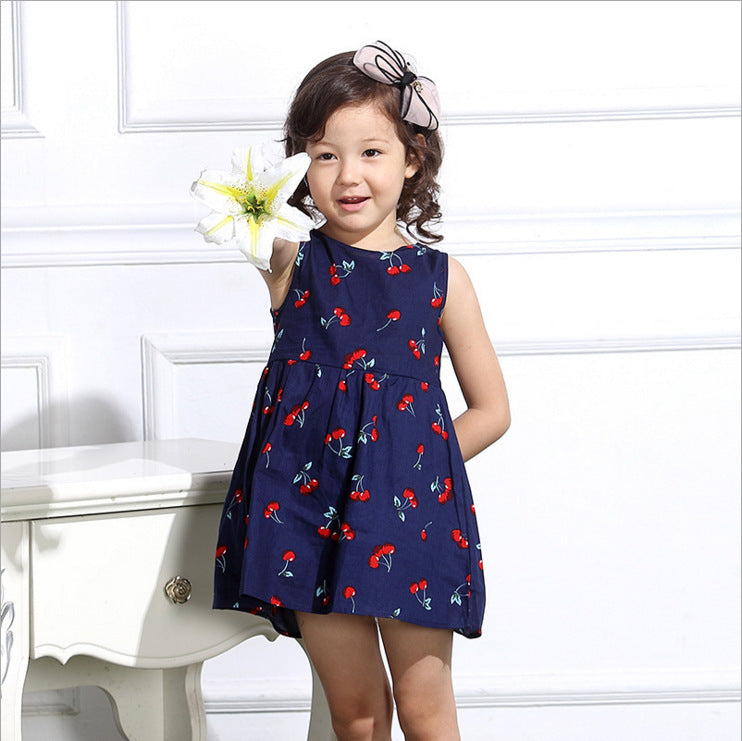 Vestido Tipo Pichi sin Mangas para Niñas