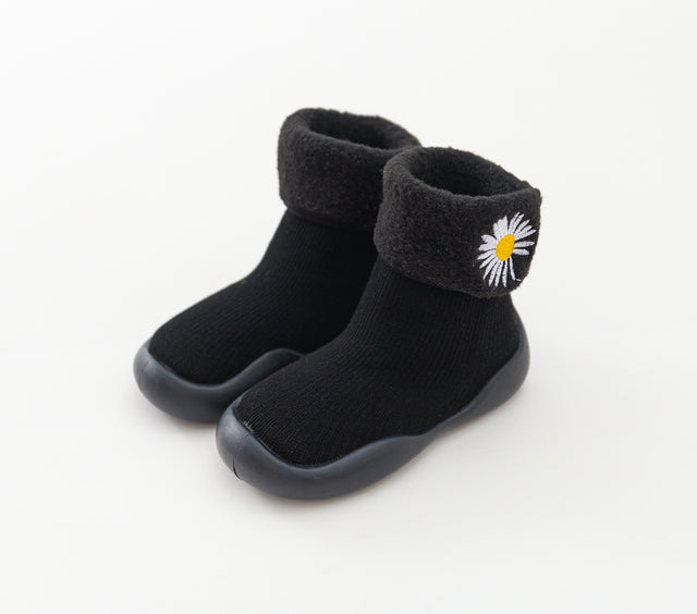Zapatos Calcetines Bordados Cálidos de Invierno para Bebés
