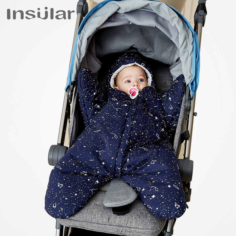 Saco de Dormir Manta para Bebé con Diseño de Estrella de Mar para Invierno