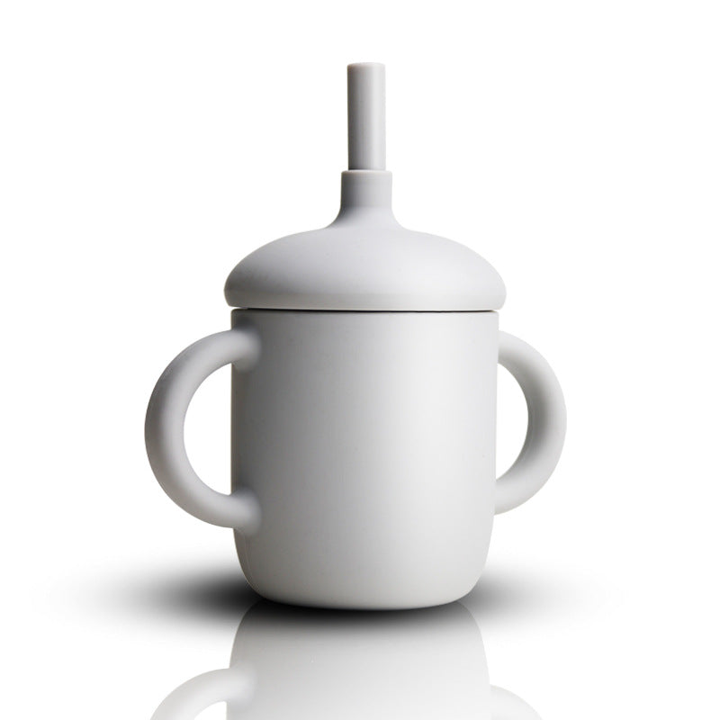 Vaso de Silicona con Pajita para Bebé – Resistente a Caídas y Altas Temperaturas