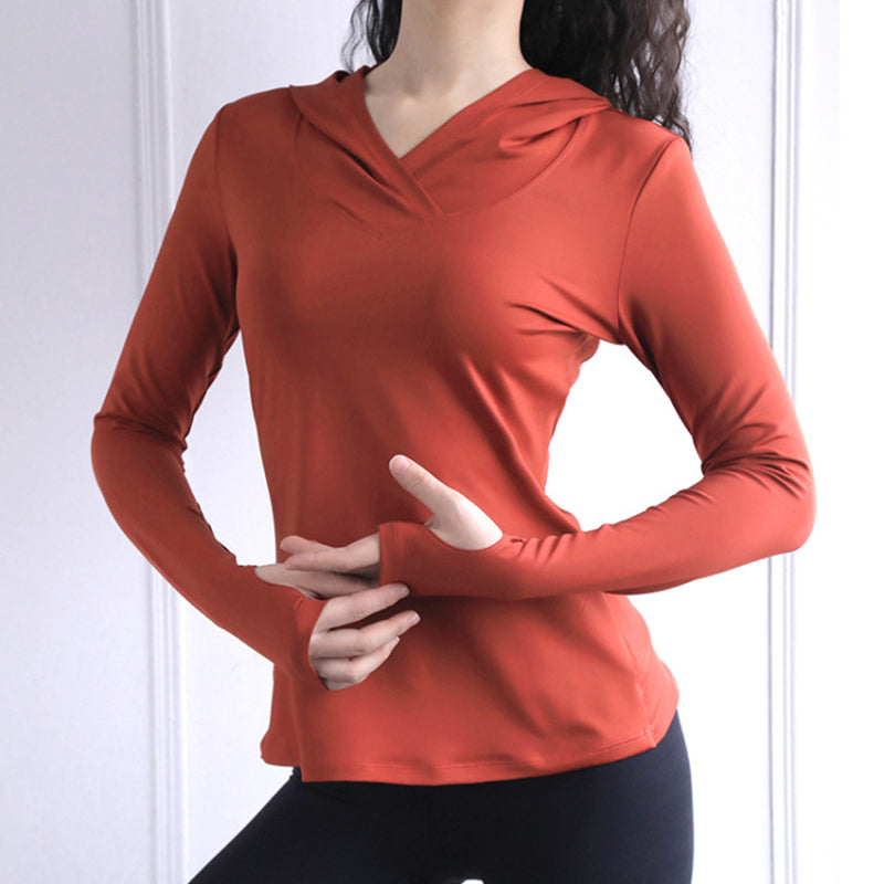 Sudadera de Yoga Transpirable de Manga Larga para Mujer