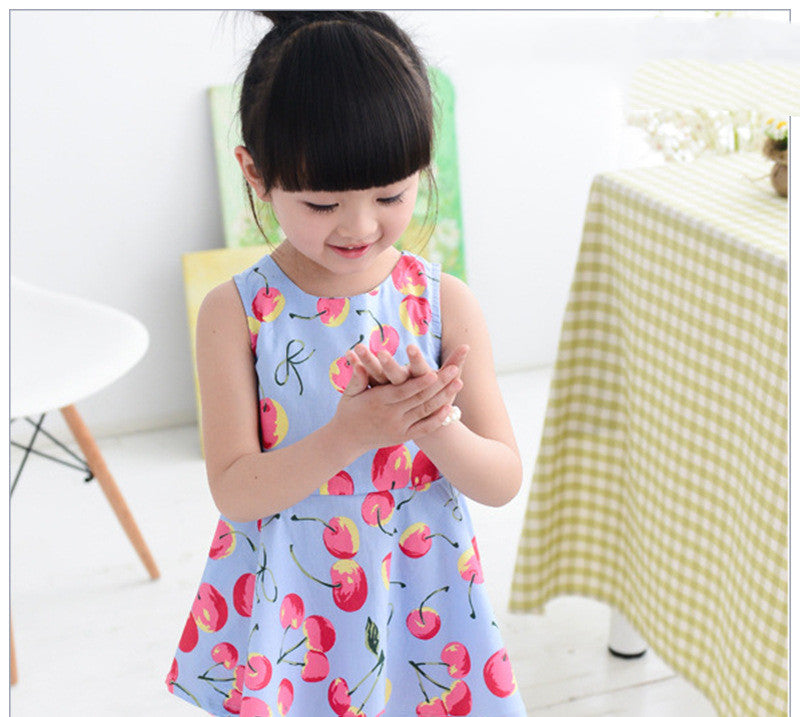 Vestido Tipo Pichi sin Mangas para Niñas