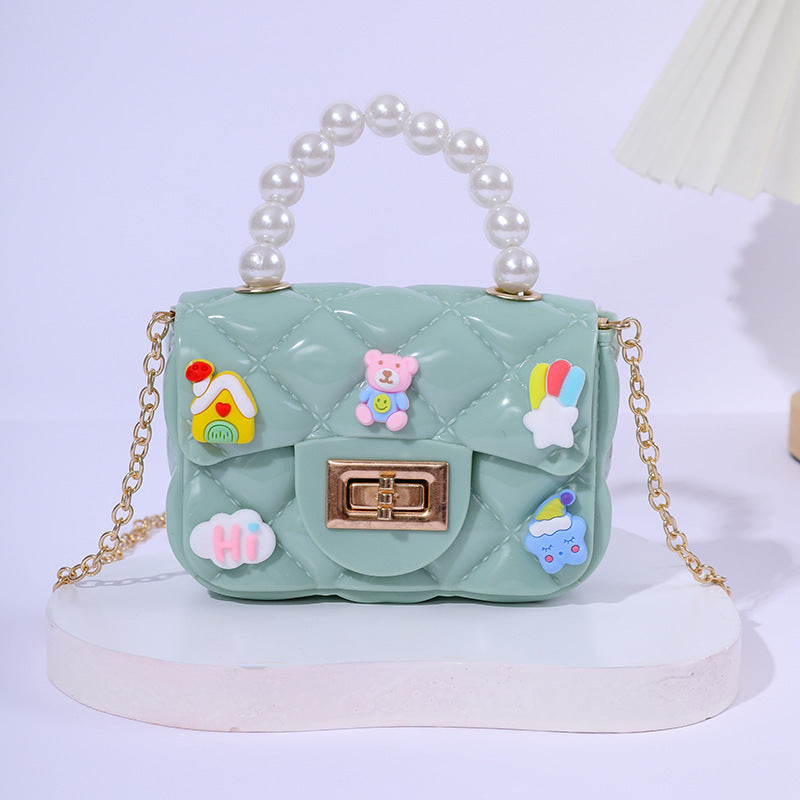 Mini Bolso Bandolera de Gelatina Hecho a Mano para Niños