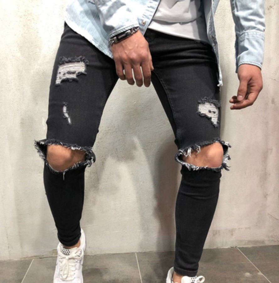 Pantalón Vaquero Ajustado para Hombre