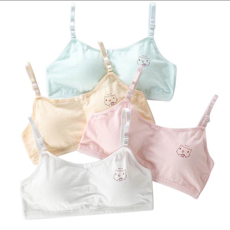 Ropa Interior de Algodón Fino Ajustable para Chicas 13-18 Años