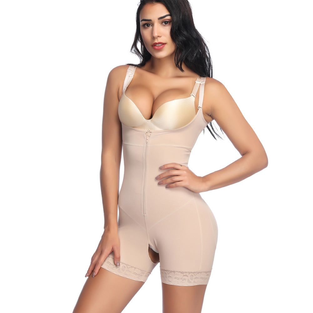 Body Faja Moldeador con Entrepierna Abierta para Contornear el Cuerpo