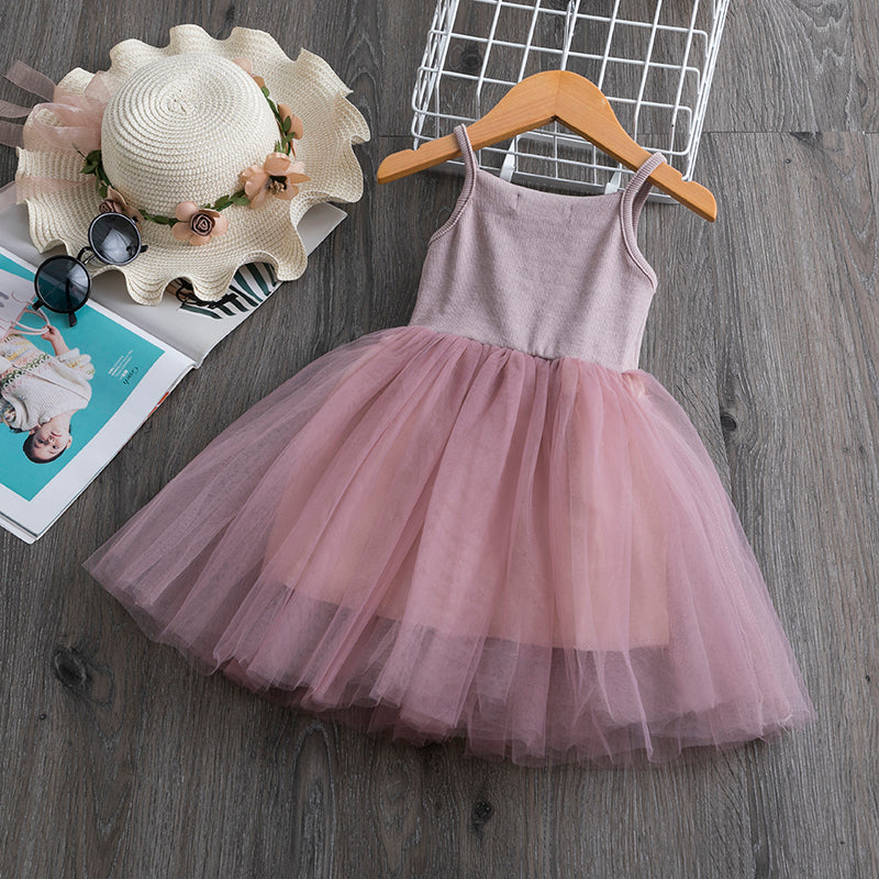 Lindo Vestido de Princesa con Lentejuelas para Niñas - Fiesta