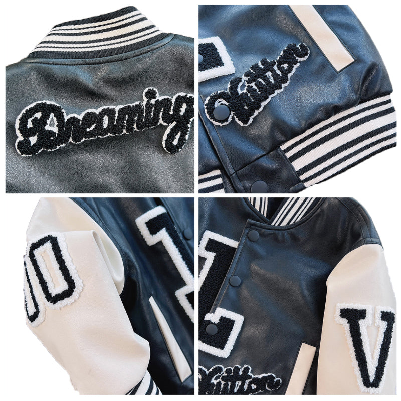 Chaquetas de Cuero y Abrigos de Algodón para Niños