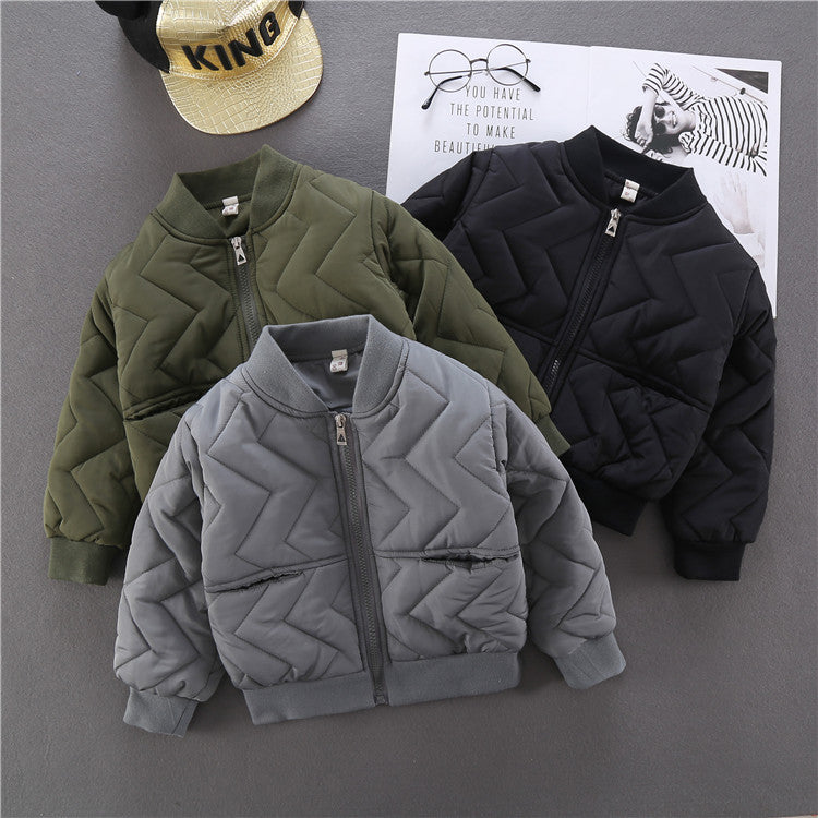 Chaquetas de Béisbol de Algodón para Niños - Otoño e Invierno