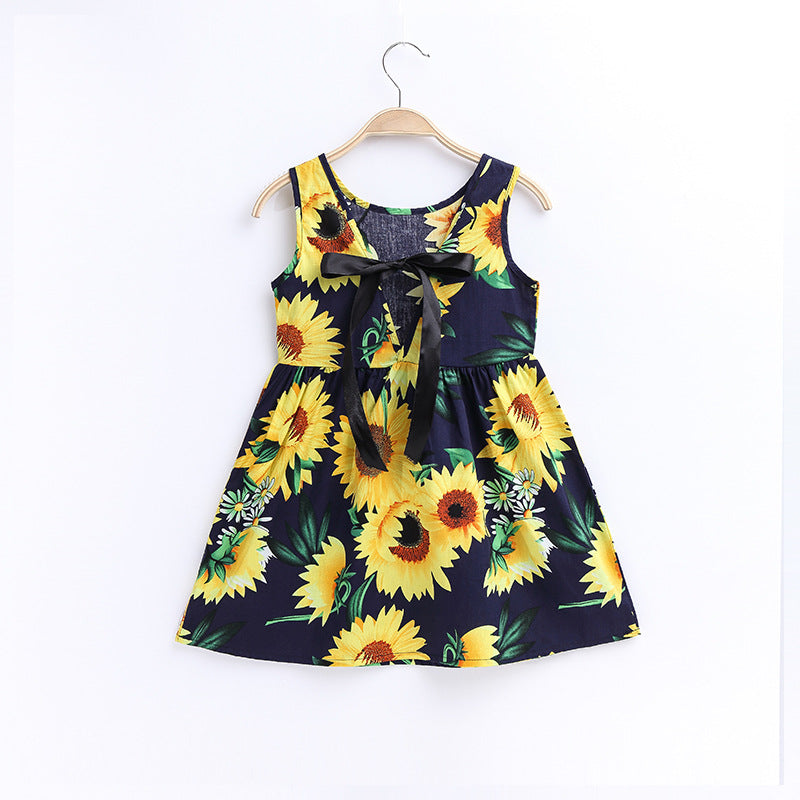 Vestido Tipo Pichi sin Mangas para Niñas