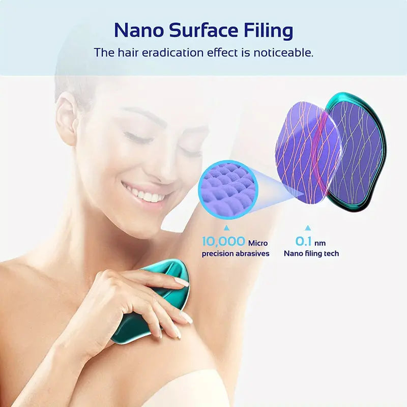 Borrador de Vello Cristal Nano - Depilación Indolora (Unisex)