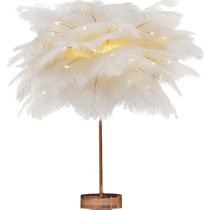 Luces Románticas de Plumas para Dormitorio y Mesa de Comedor