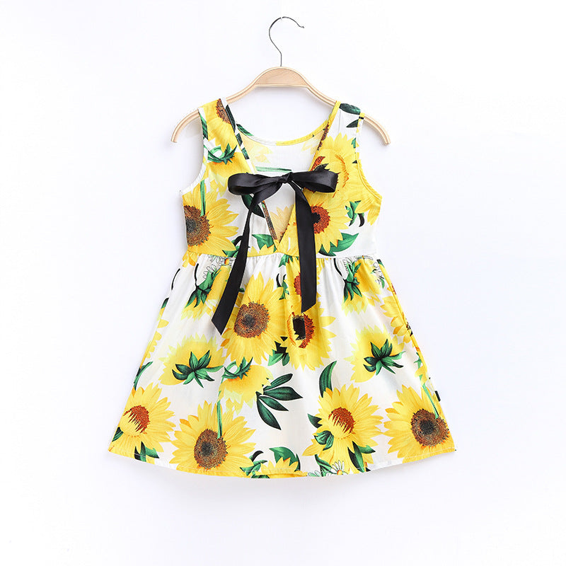 Vestido Tipo Pichi sin Mangas para Niñas