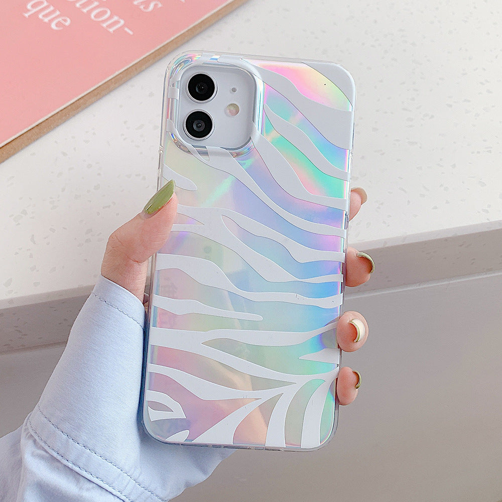 Funda con Estampado Láser de Cebra y Leopardo a Doble Cara