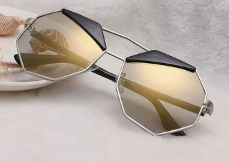 Gafas de Sol Poligonales a la Moda para Hombre y Mujer