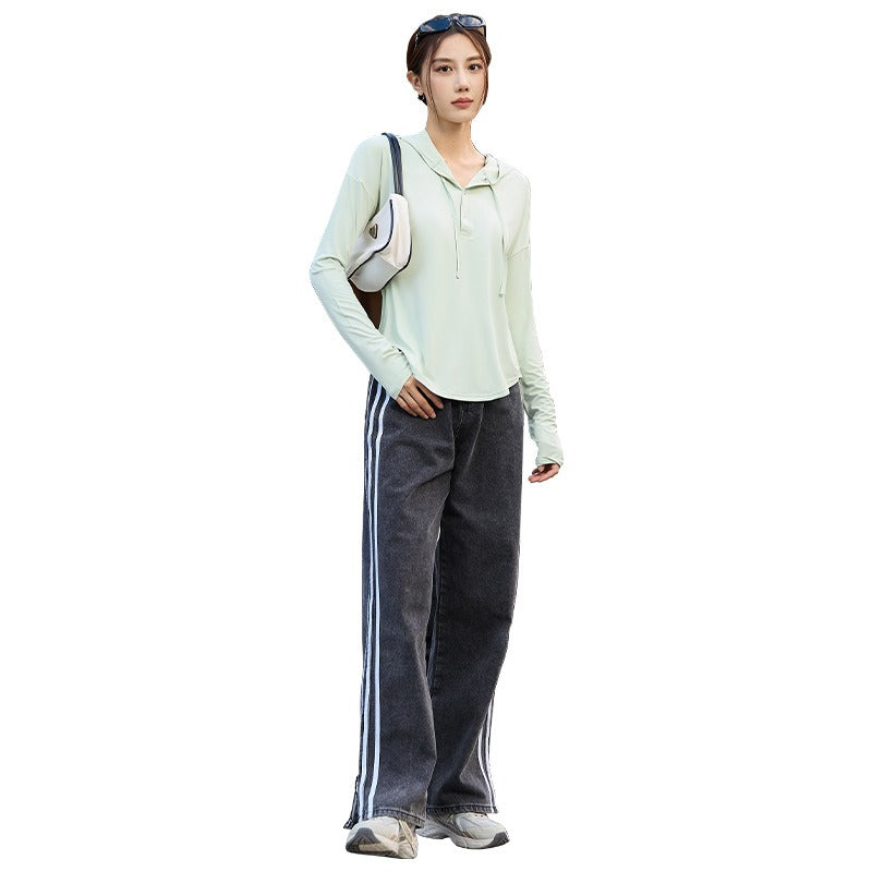 Sudadera Deportiva de Secado Rápido con Protección UV para Running
