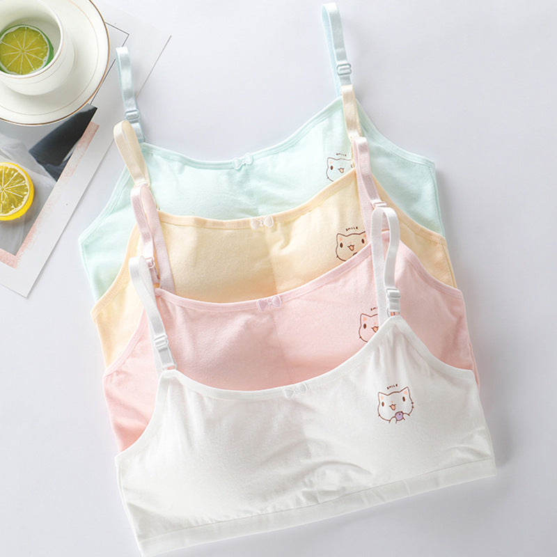 Ropa Interior de Algodón Fino Ajustable para Chicas 13-18 Años