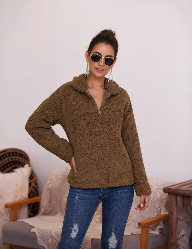 Suéter Top de Felpa para Mujer