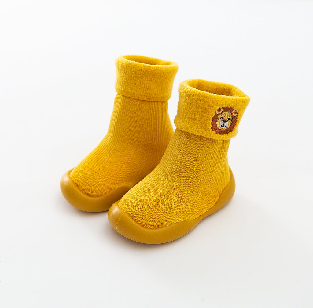 Zapatos Calcetines Bordados Cálidos de Invierno para Bebés