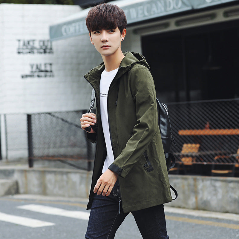 Chaqueta con Capucha para Hombre - Casual Deportiva para Exteriores