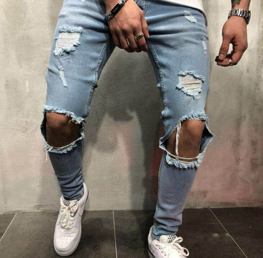 Pantalón Vaquero Ajustado para Hombre