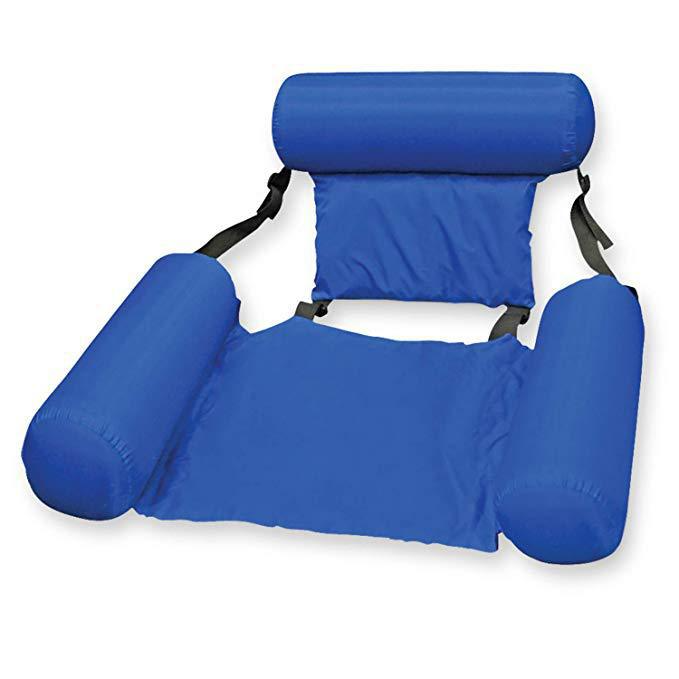 Hamaca Flotante Inflable Plegable para Piscina y Playa