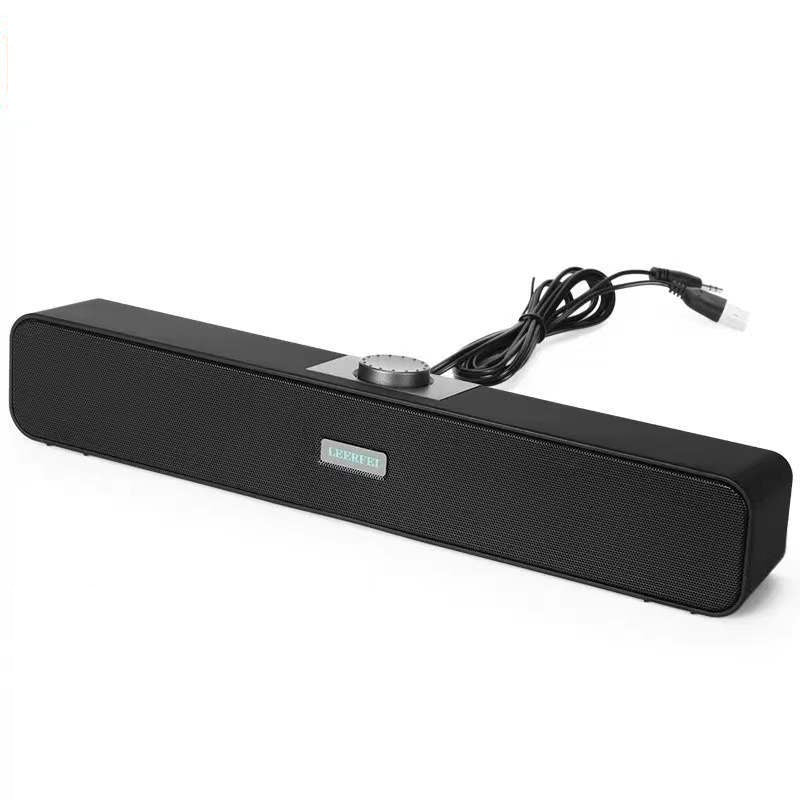 Barra de Sonido Mini Estéreo USB con Cable para PC