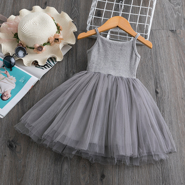 Lindo Vestido de Princesa con Lentejuelas para Niñas - Fiesta