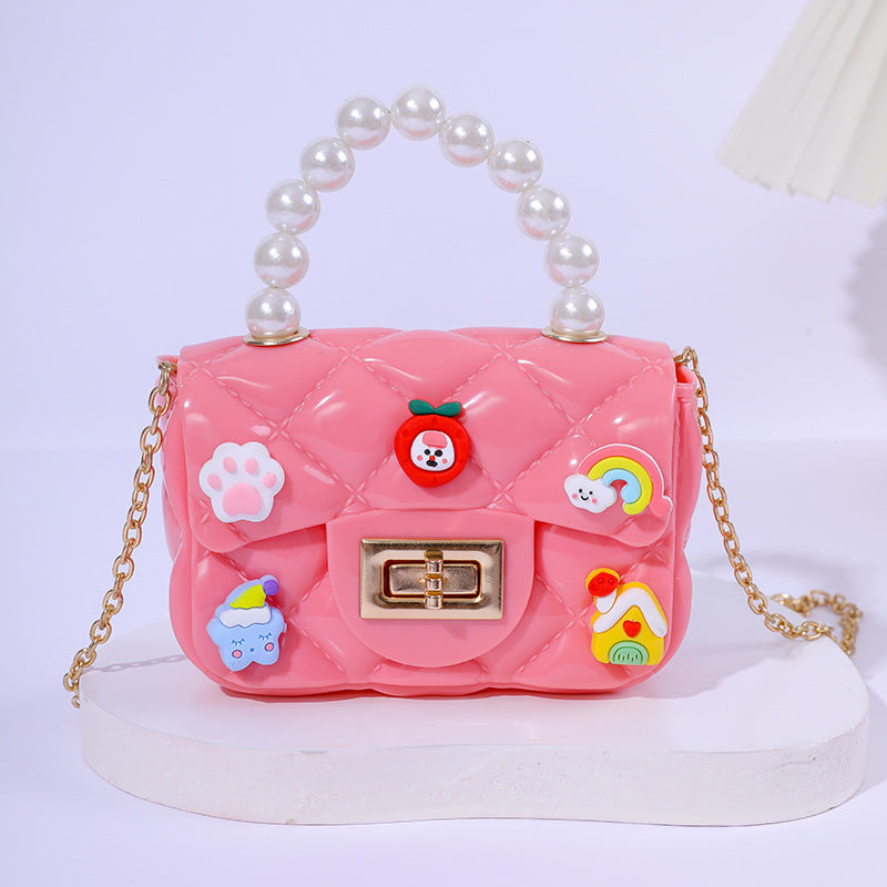 Mini Bolso Bandolera de Gelatina Hecho a Mano para Niños