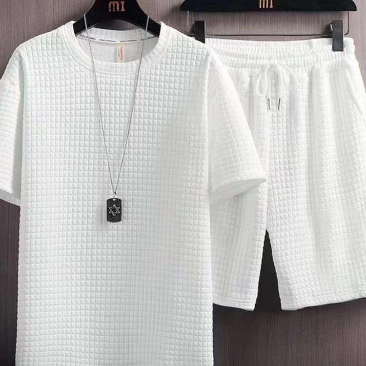 Conjunto Hombre 2 Piezas: Camiseta Manga Corta + Short Casual