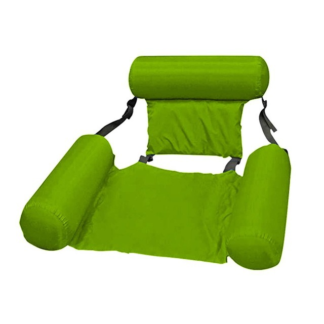 Hamaca Flotante Inflable Plegable para Piscina y Playa