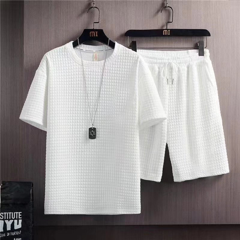 Conjunto Hombre 2 Piezas: Camiseta Manga Corta + Short Casual