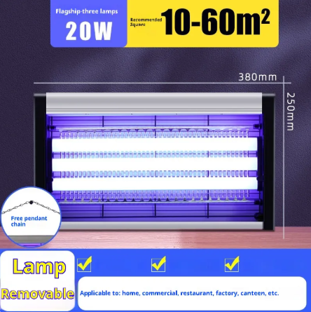 Lámpara Antimosquitos Eléctrica de Interior