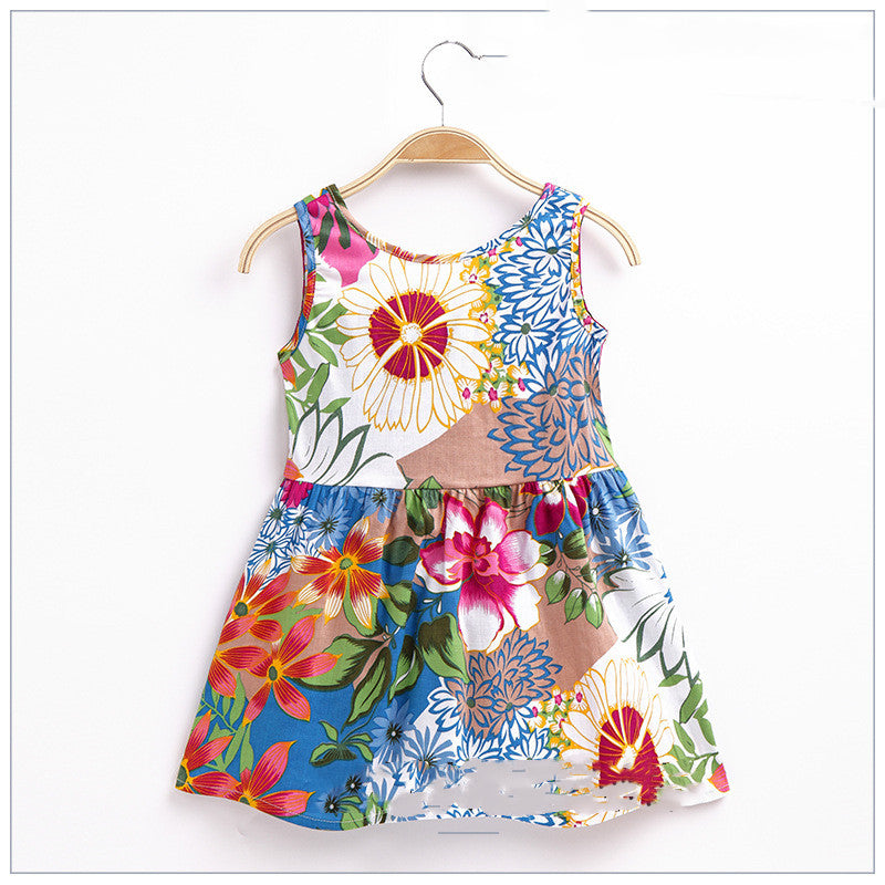 Vestido Tipo Pichi sin Mangas para Niñas