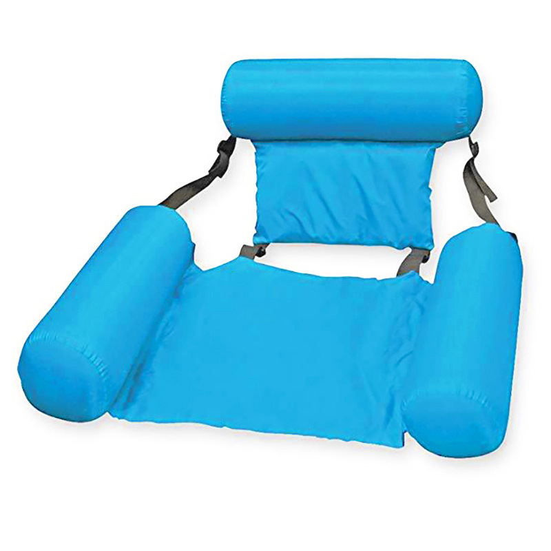 Hamaca Flotante Inflable Plegable para Piscina y Playa