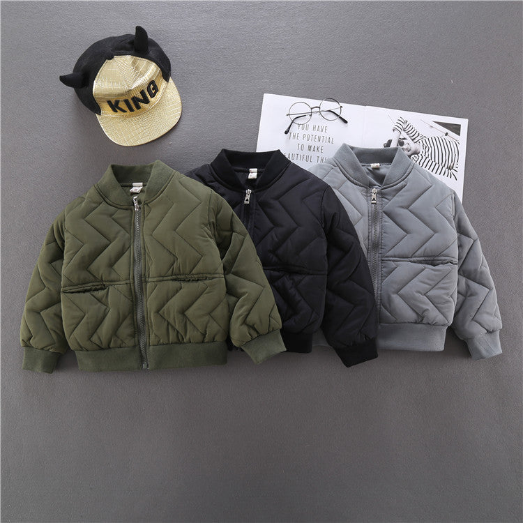 Chaquetas de Béisbol de Algodón para Niños - Otoño e Invierno