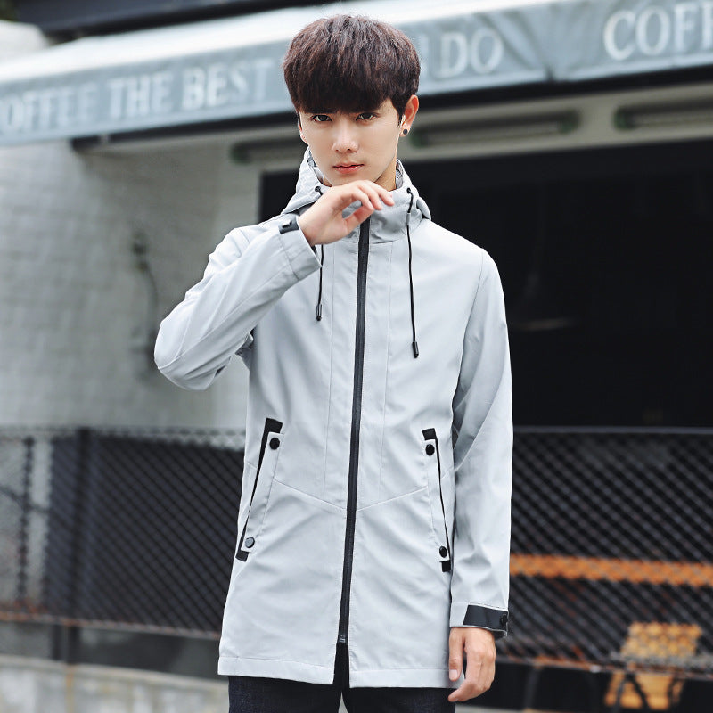 Chaqueta con Capucha para Hombre - Casual Deportiva para Exteriores
