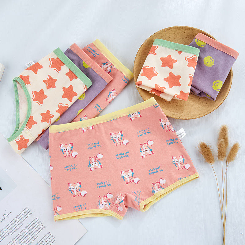 Lindos Calzoncillos Bóxer de Algodón para Niños de 1 a 8 Años
