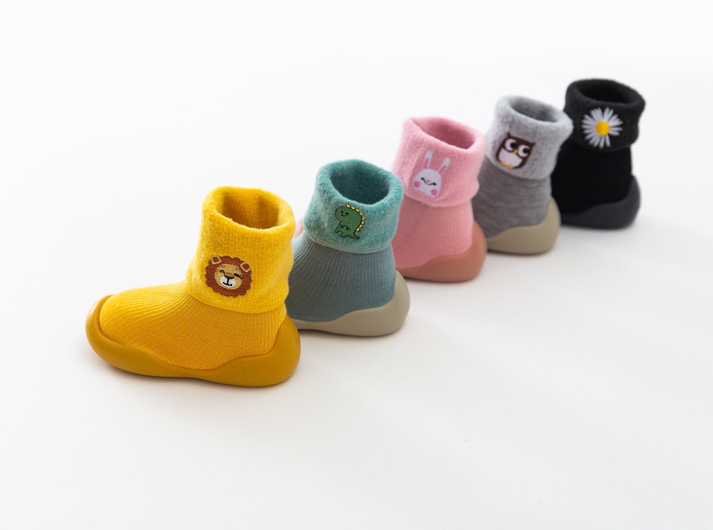 Zapatos Calcetines Bordados Cálidos de Invierno para Bebés