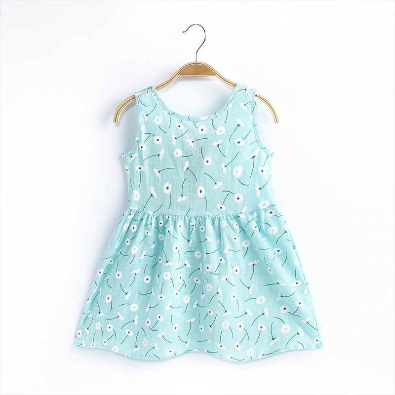 Vestido Tipo Pichi sin Mangas para Niñas