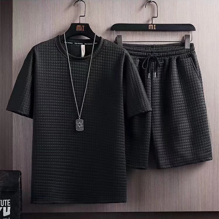 Conjunto Hombre 2 Piezas: Camiseta Manga Corta + Short Casual