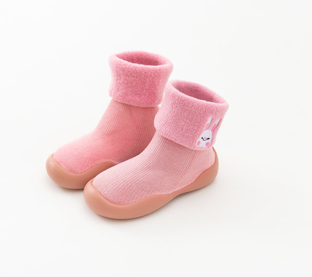 Zapatos Calcetines Bordados Cálidos de Invierno para Bebés