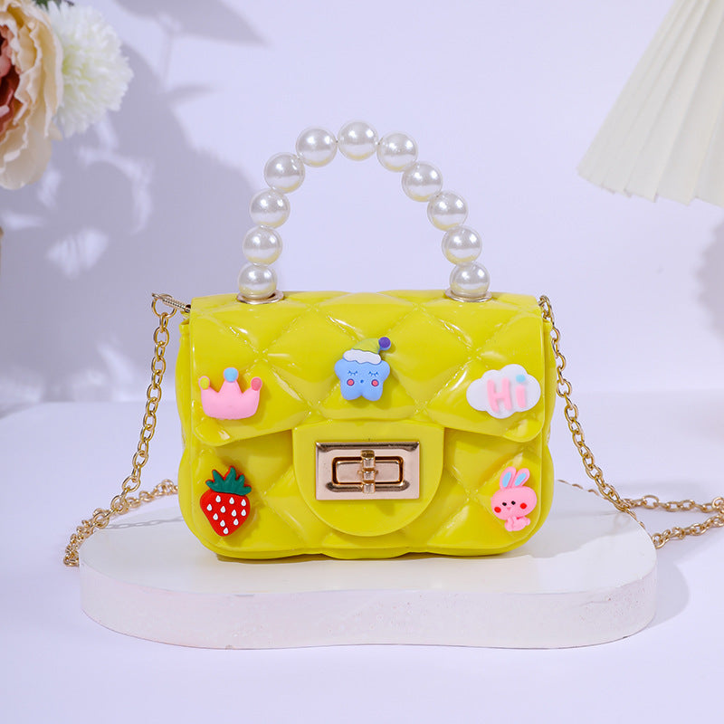 Mini Bolso Bandolera de Gelatina Hecho a Mano para Niños