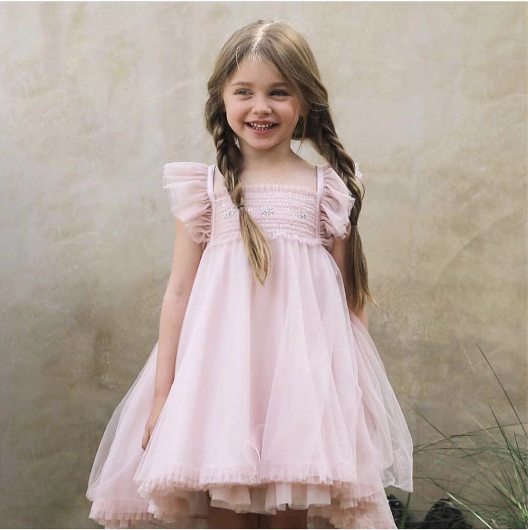 Vestido sin Mangas con Alas de Mariposa para Niña