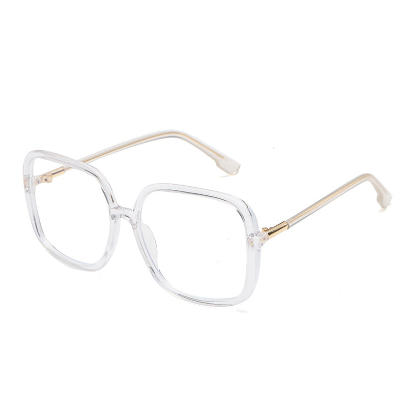 Gafas con Filtro de Luz Azul, Lente Plana (Montura Cuadrada)