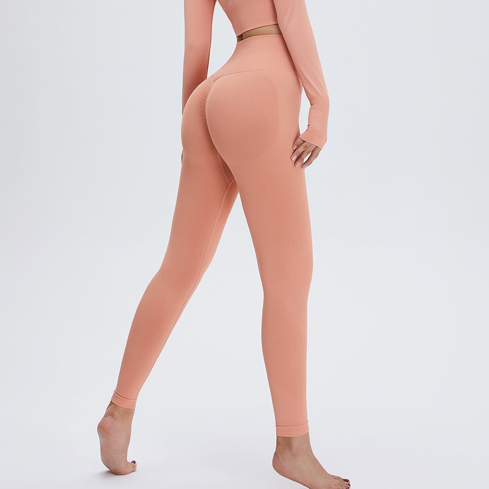 Pantalones de Fitness de Cintura Alta Levanta Glúteos de Secado Rápido