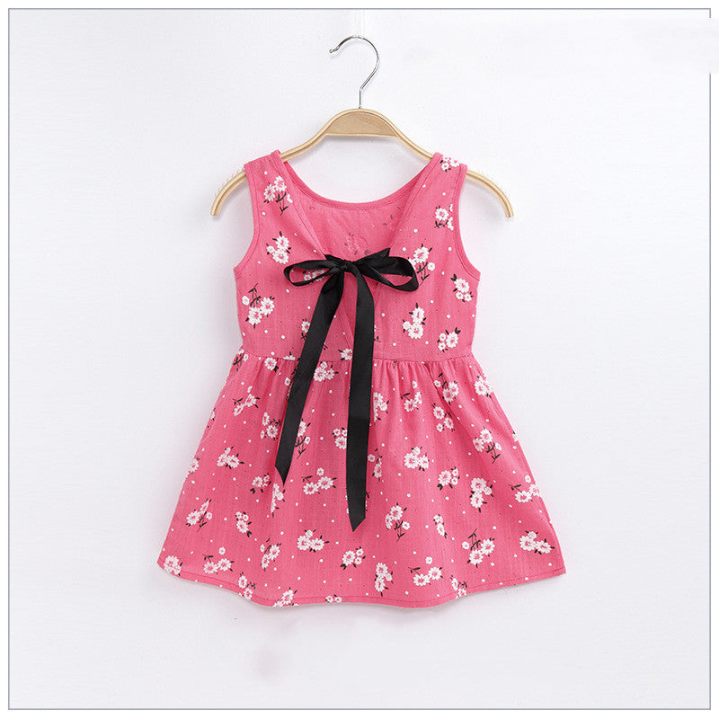 Vestido Tipo Pichi sin Mangas para Niñas