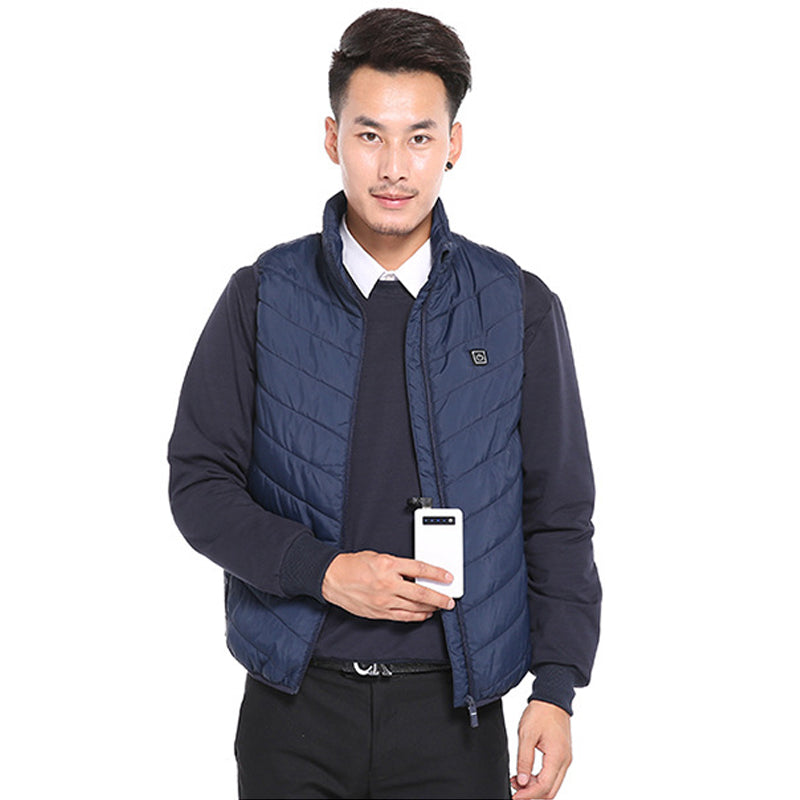 Chaleco Térmico USB para Hombre y Mujer - Ropa Táctica Calefactable