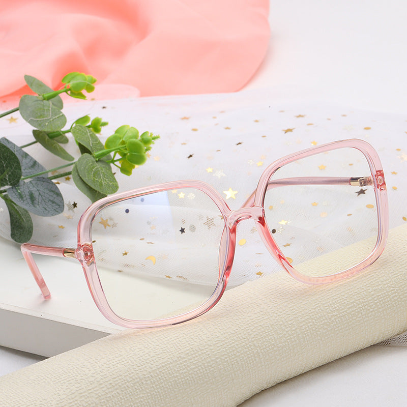 Gafas con Filtro de Luz Azul, Lente Plana (Montura Cuadrada)